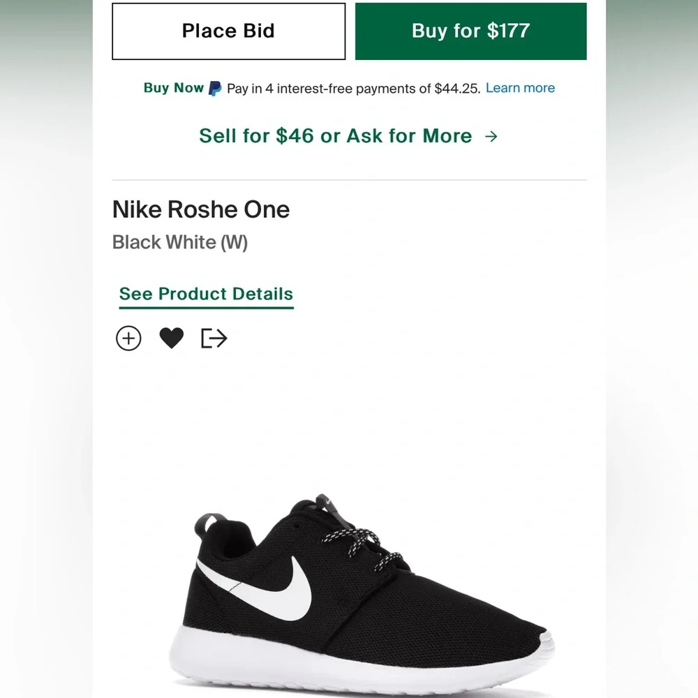 Nike Roshe One Shoes. Mens Size 8 Excellent Condition
